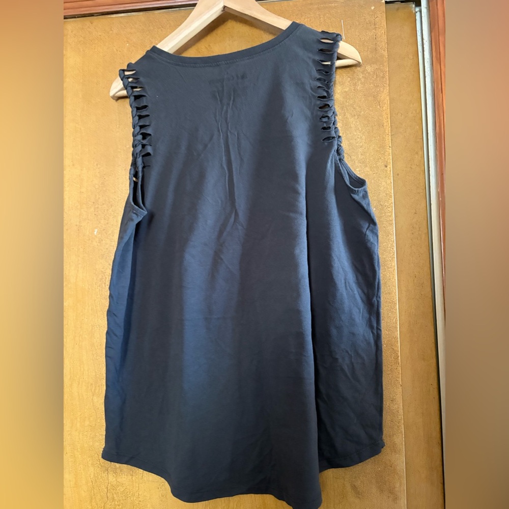Torrid Bad Company Graphic Muscle Tee - Charcoal - Picture 5 of 6